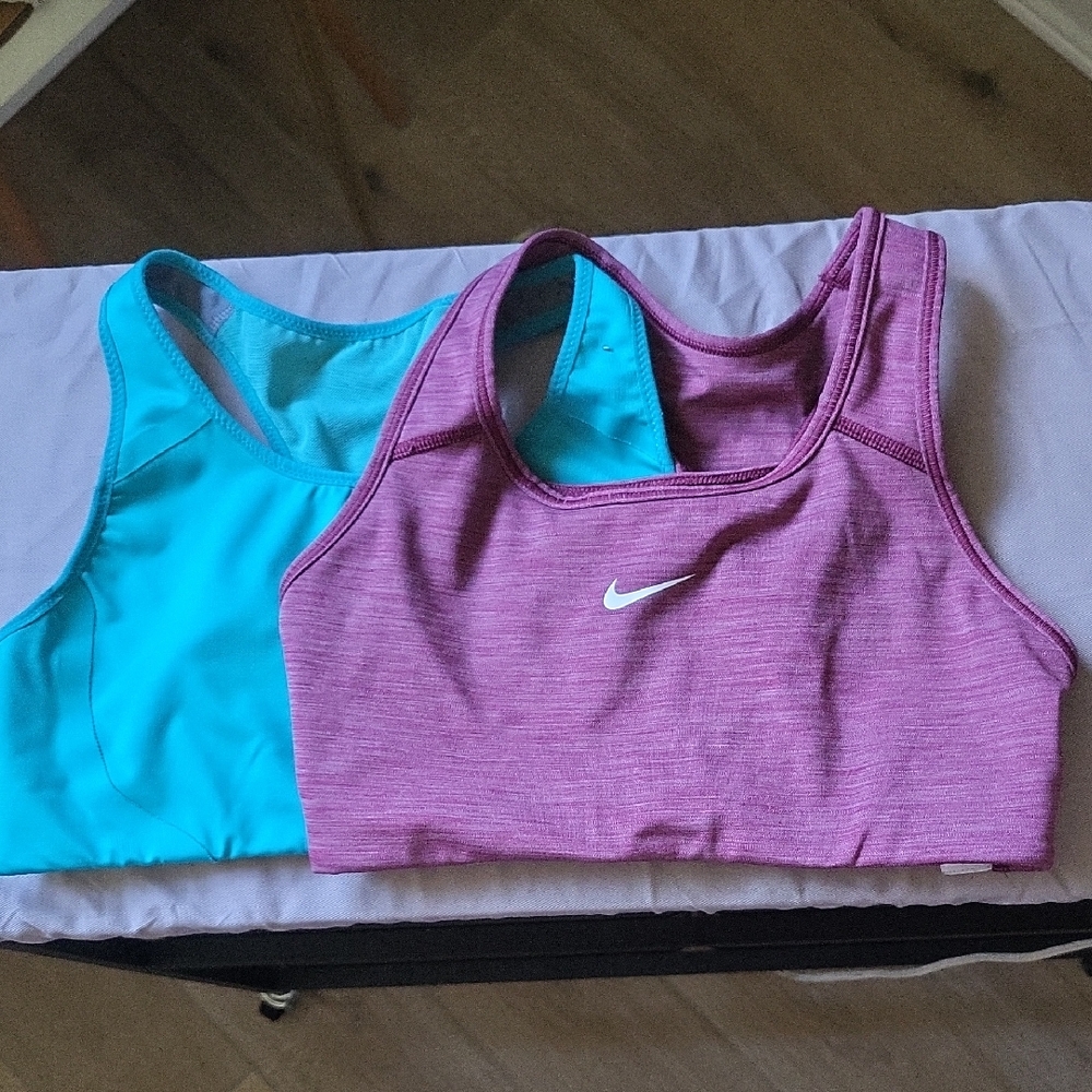 BUNDLE - Nike Teal and Magenta Sports Bras